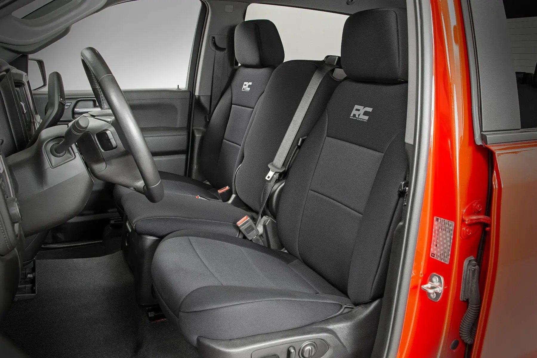 Rough Country Seat Covers | FR 40/20/40 | RR 60/40 | Chevy/GMC Sierra 1500 (19-26)/Silverado 1500 (19-26) by Rough Country