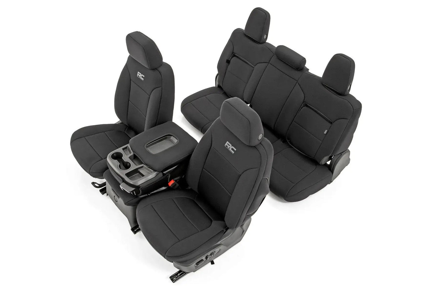 Rough Country Seat Covers | FR 40/20/40 | RR 60/40 | Chevy/GMC Sierra 1500 (19-26)/Silverado 1500 (19-26) by Rough Country