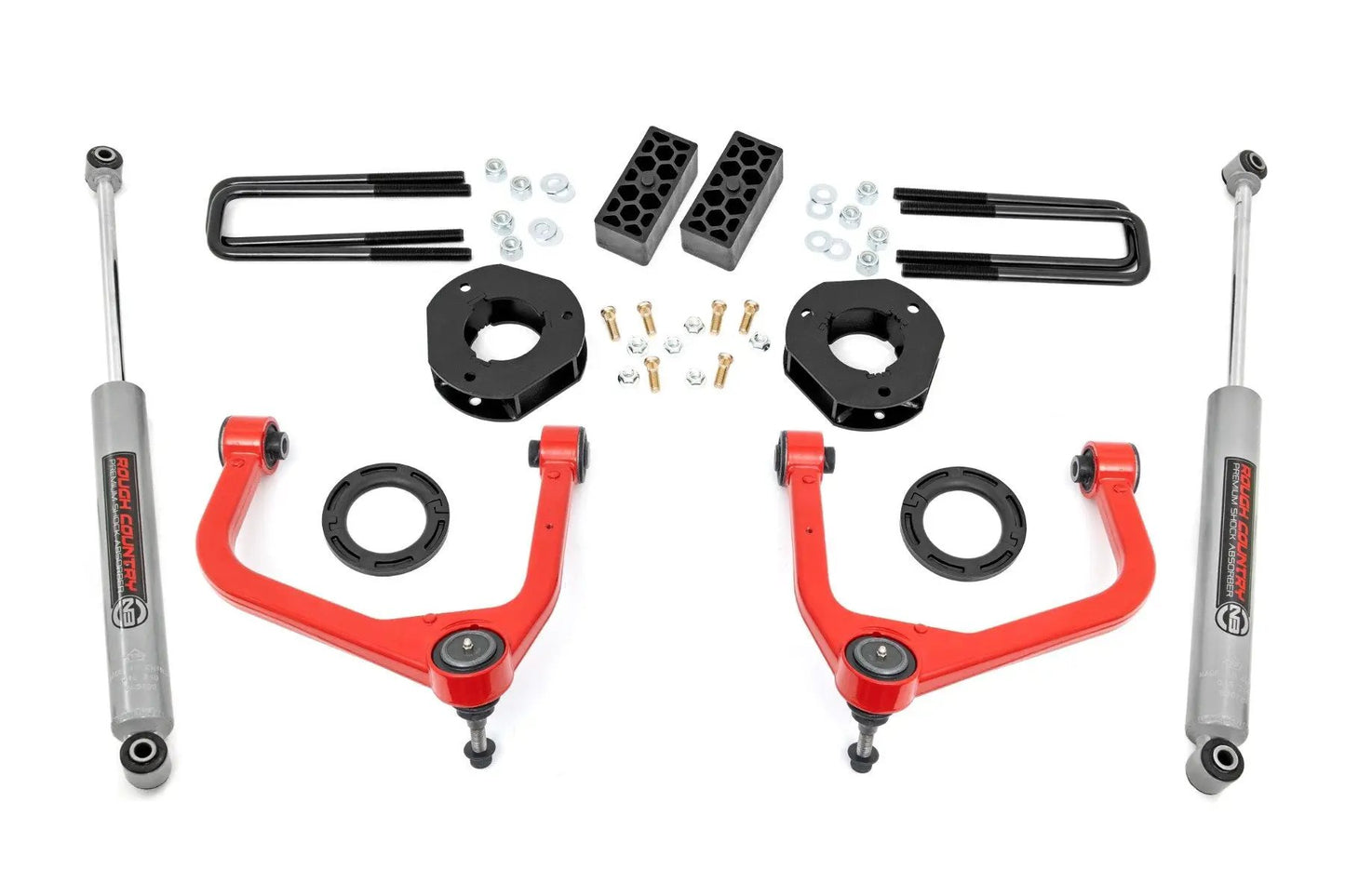Rough Country 3.5 Inch Lift Kit | Chevy Silverado 1500 2WD/4WD (2019-2024) by Rough Country