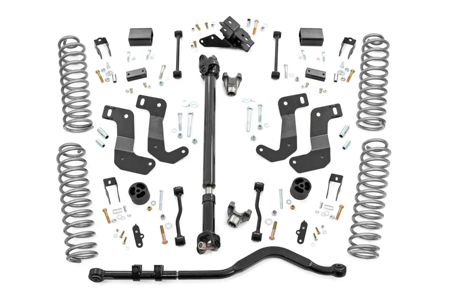 Rough Country 3.5 Inch Lift Kit | C/A Drop | 4-Door | 392 | Jeep Wrangler Unlimited (18-23) by Rough Country