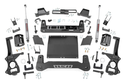 Rough Country 6 Inch Lift Kit | Diesel | Chevy Silverado 1500 4WD (2019-2024) by Rough Country