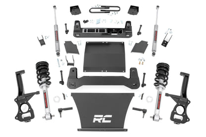 Kit de Elevación de 6 Pulgadas | Suspensión Trasera Mono Hoja | Amortiguadores N3 | GMC Sierra 1500 2WD/4WD (25-26)