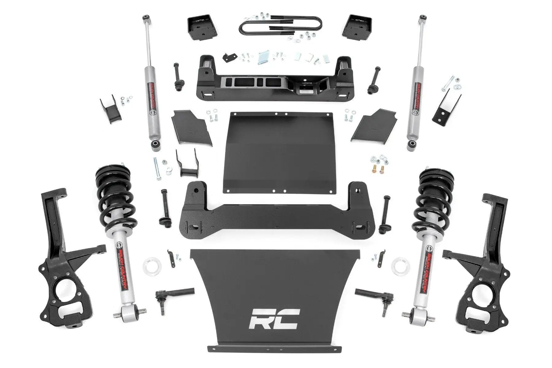 Rough Country 6 Inch Lift Kit |Mono Leaf Rear | N3 Struts | GMC Sierra 1500 2WD/4WD (19-24) by Rough Country