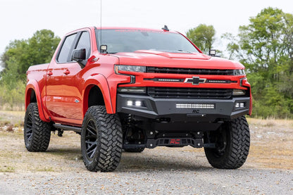Rough Country High Clearance Front Bumper | LED Lights & Skid Plate | Chevy Silverado 1500 (19-22) by Rough Country