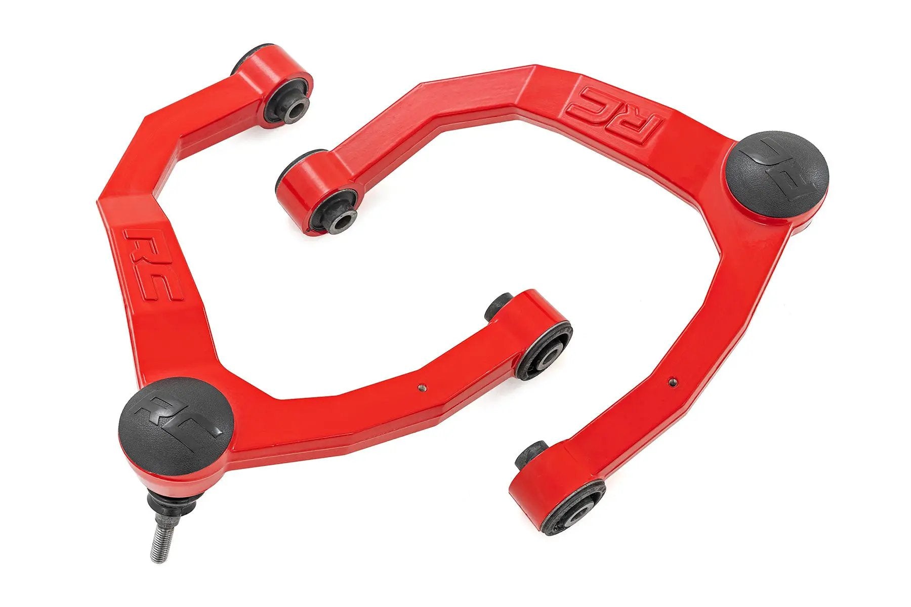 Rough Country Red Forged Upper Control Arms | OE Upgrade | Red | Chevy/GMC Sierra/Silverado 1500 (19-26) by Rough Country