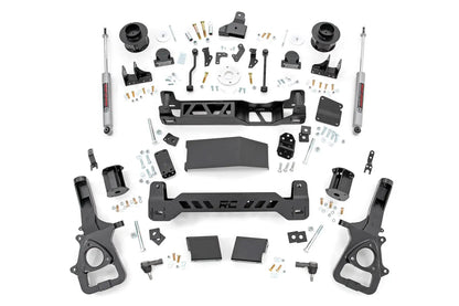Rough Country 5 Inch Lift Kit | 22XL | Air Ride | Ram 1500 4WD (2019-2024) by Rough Country