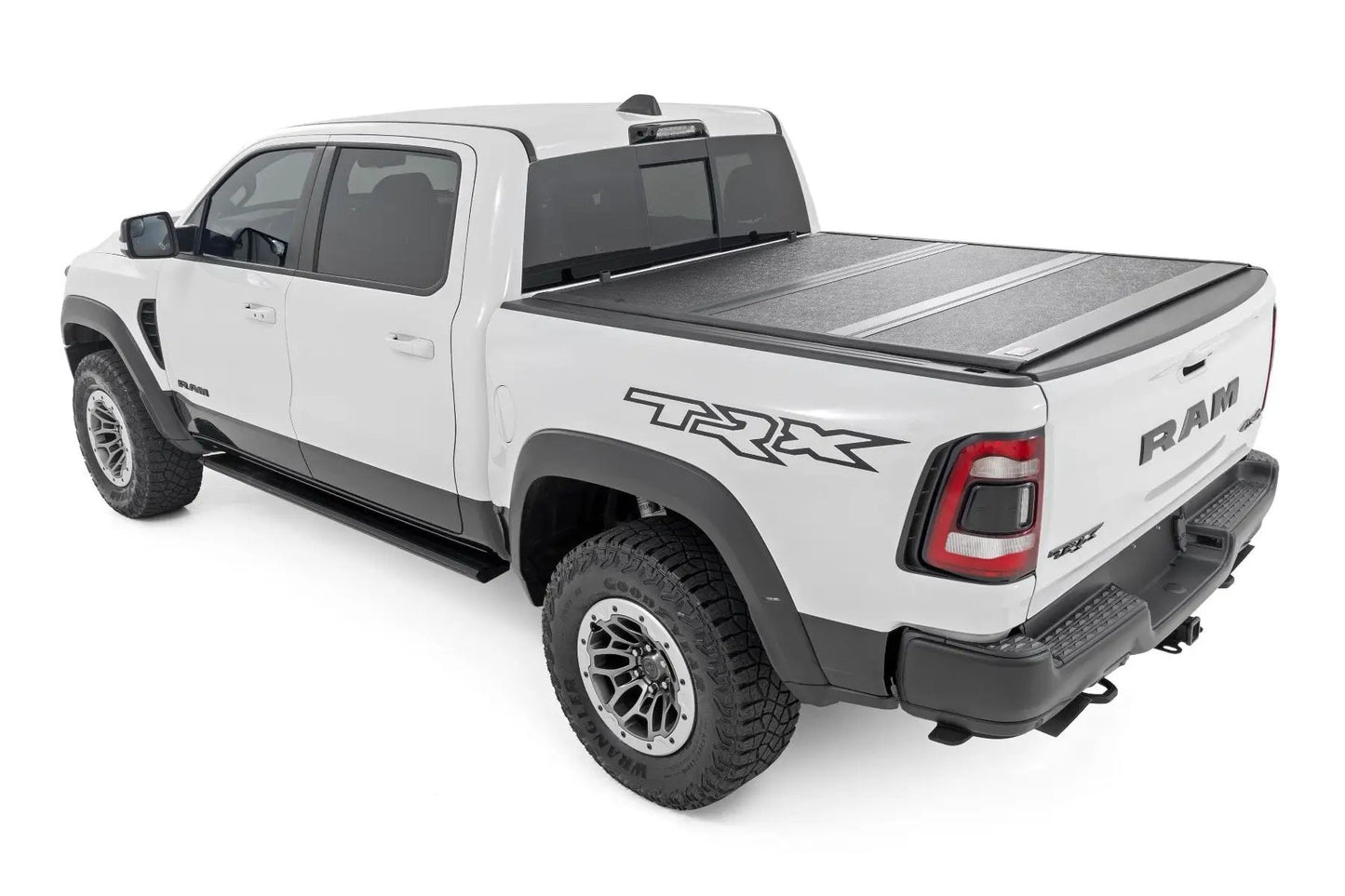 Rough Country Hard Low Profile Bed Cover |6'4" | No Rambox | Ram 1500 (19-26)/1500 TRX (21-24) by Rough Country