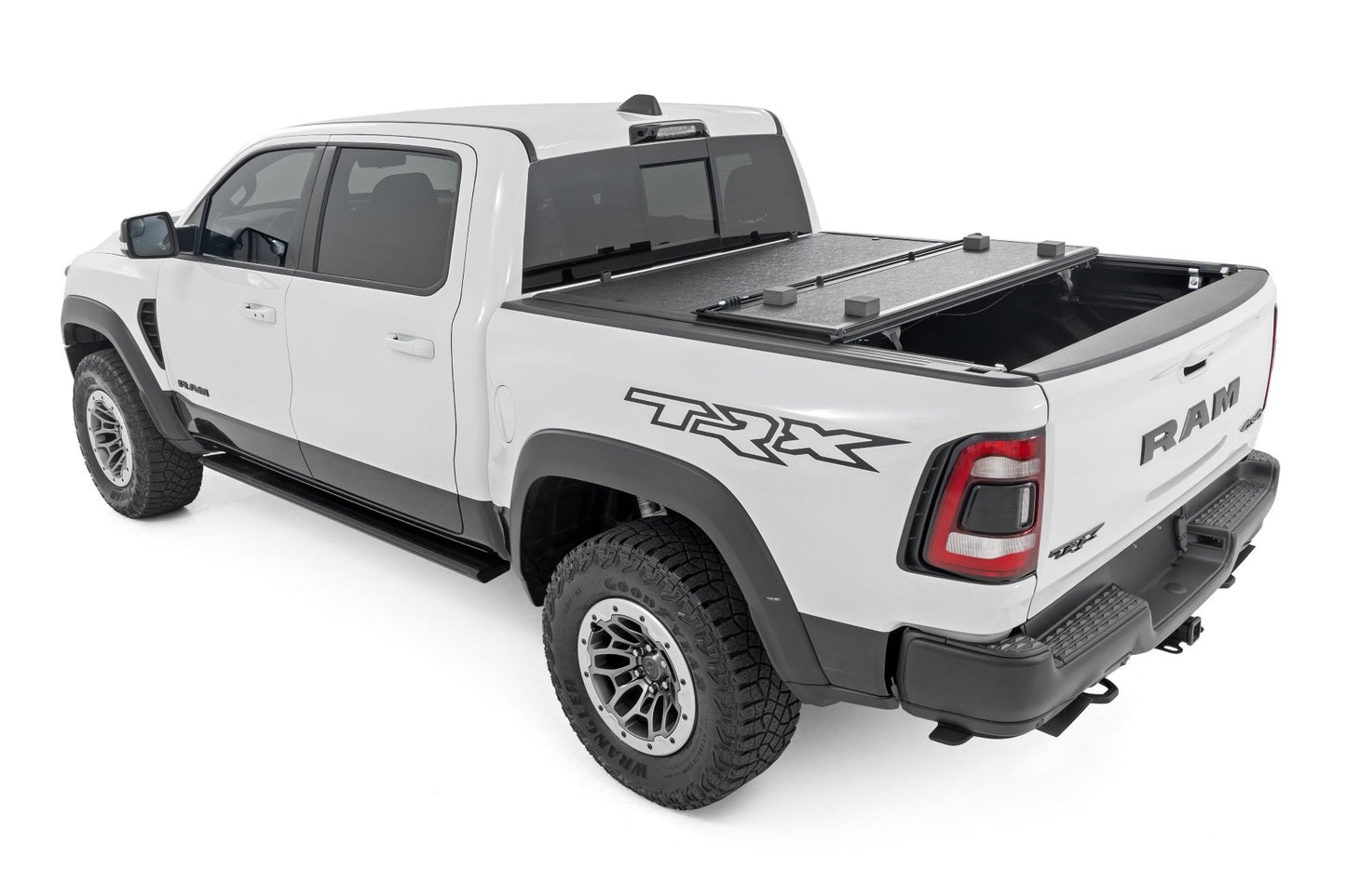 Rough Country Hard Low Profile Bed Cover | 5'7" Bed | No Rambox | Ram 1500 (19-26)/1500 TRX (21-24)