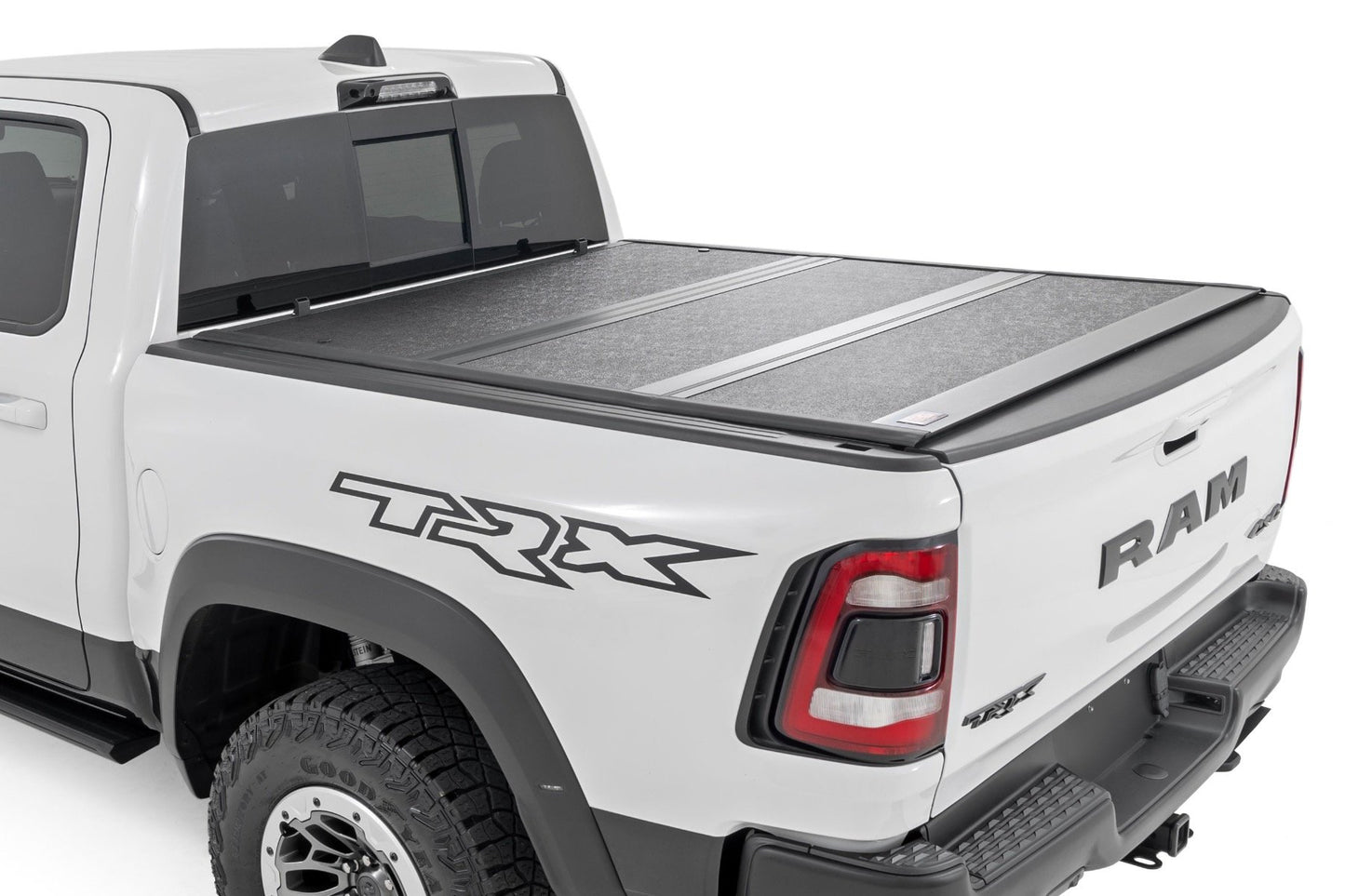 Rough Country Hard Low Profile Bed Cover | 5'7" Bed | No Rambox | Ram 1500 (19-26)/1500 TRX (21-24)