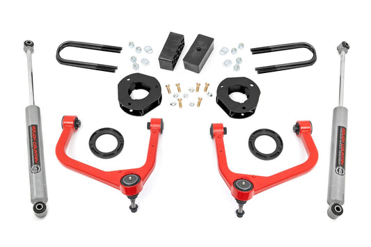 Kit de elevación de 3.5 pulgadas | Ballesta trasera simple | GMC Sierra 1500 2WD/4WD (2019-2024)