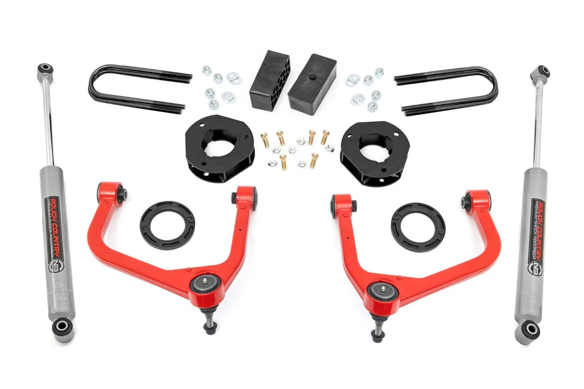 Rough Country 3.5 Inch Lift Kit | Mono Leaf Rear | GMC Sierra 1500 2WD/4WD (2025-2026) by Rough Country