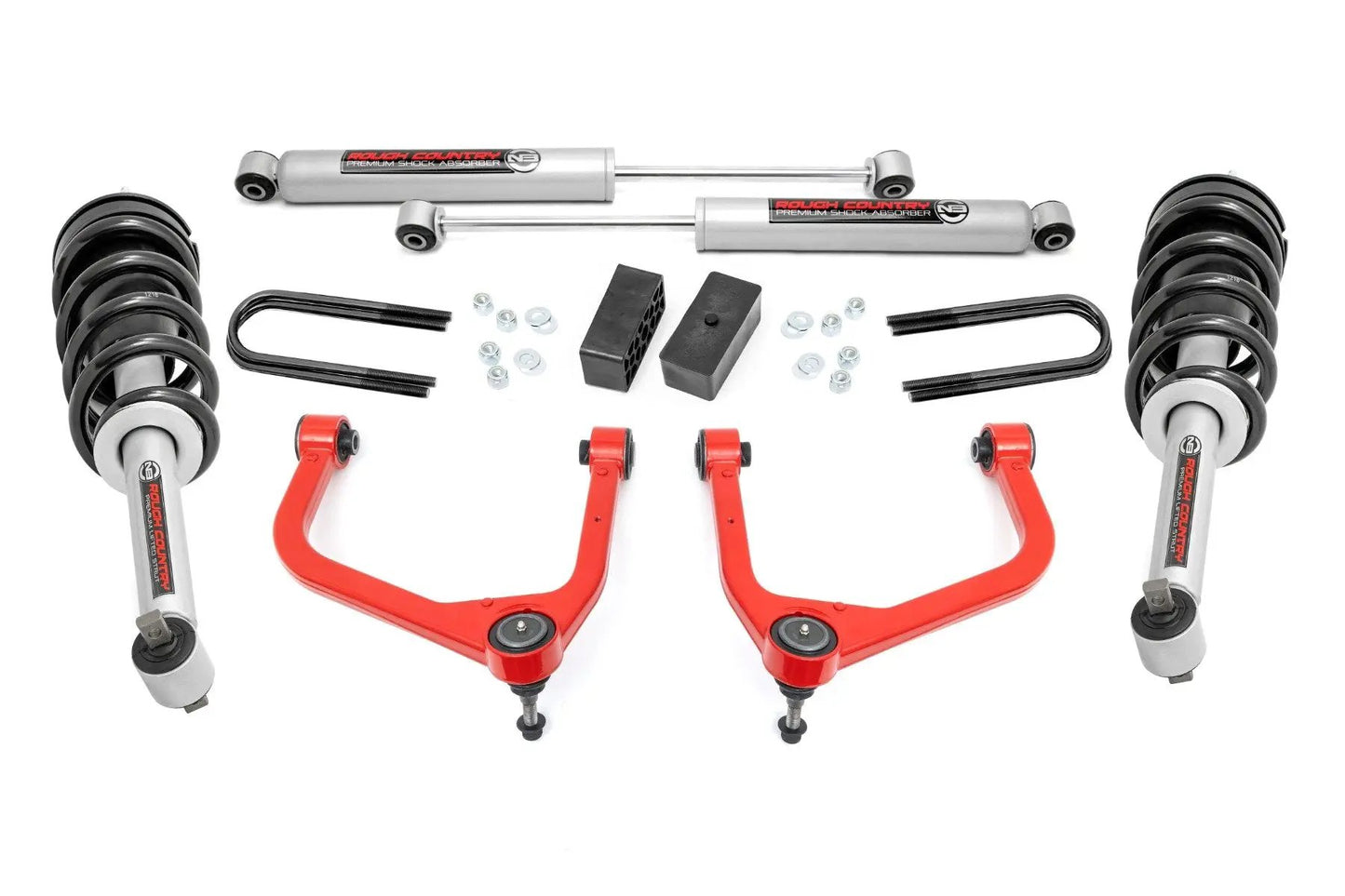 Rough Country 3.5 Inch Lift Kit | Mono Leaf Rear | N3 Struts | GMC Sierra 1500 (25-26) by Rough Country
