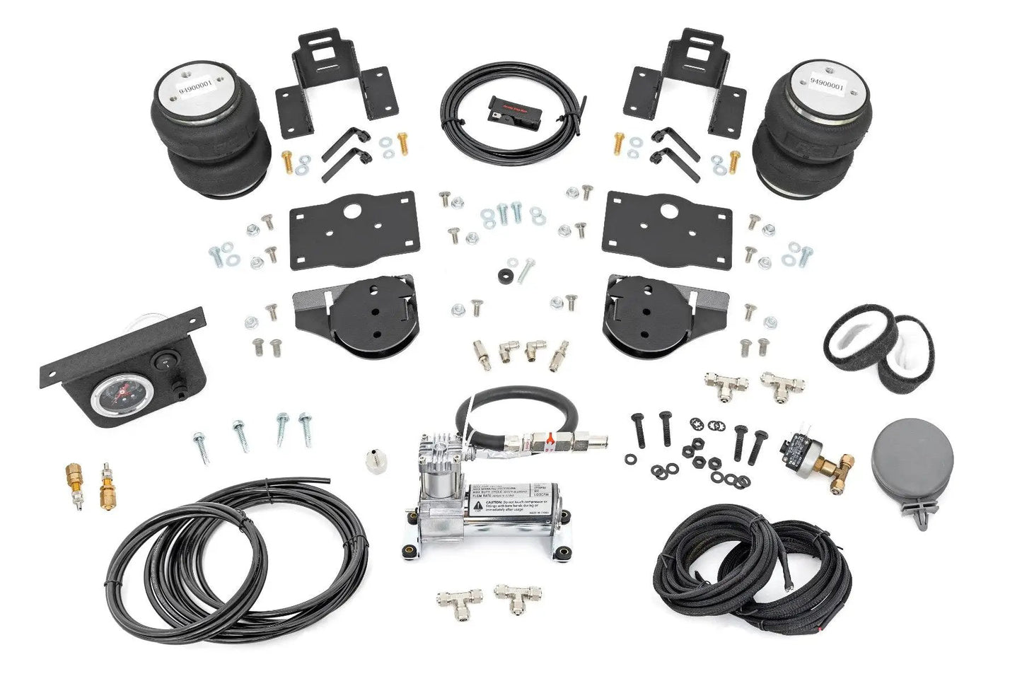 Rough Country Air Spring Kit w/compressor | Ram 1500 4WD (2019-2026) by Rough Country