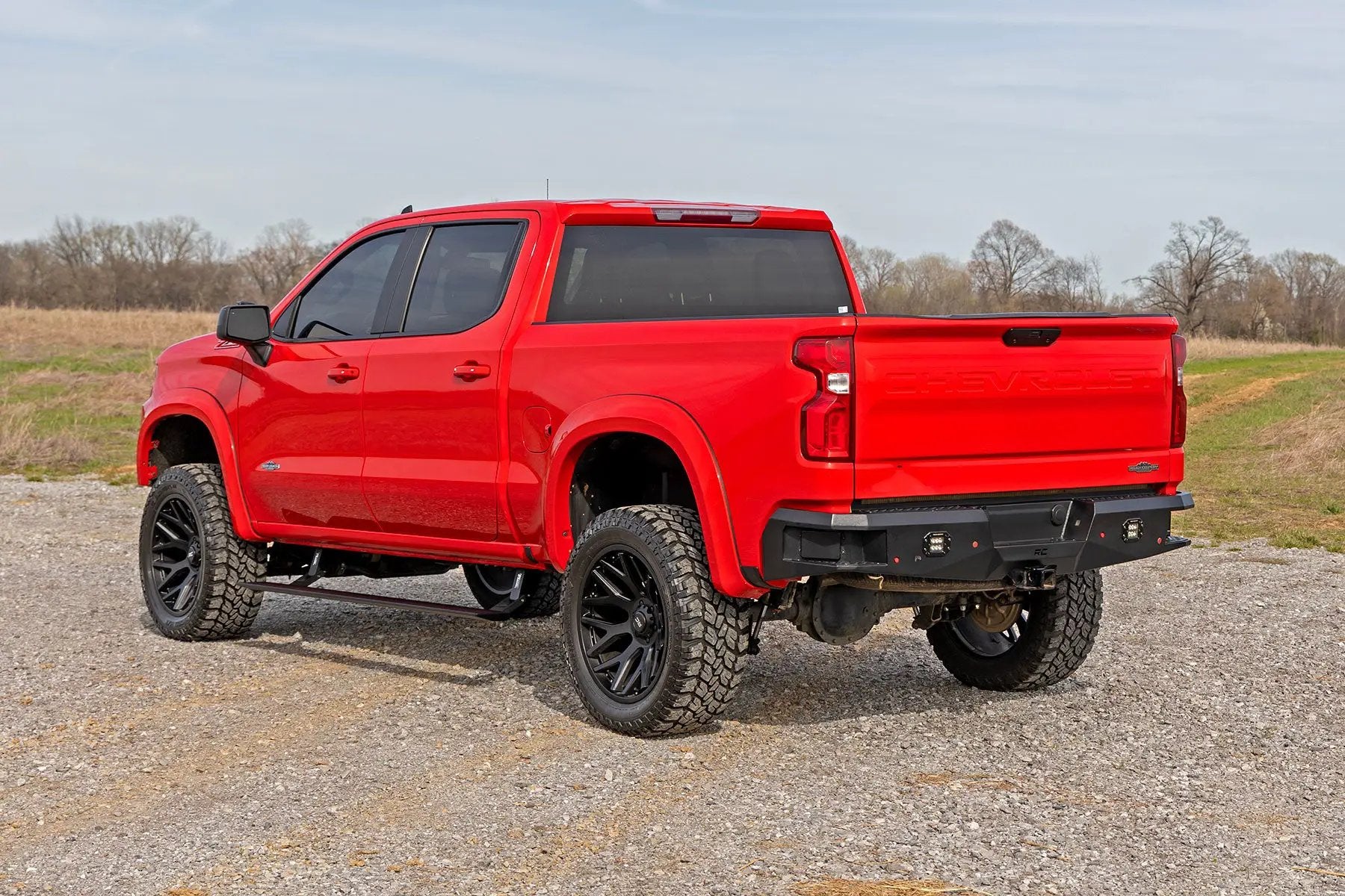 Rough Country Power Running Boards | Dual Electric Motor | Crew Cab | Chevy/GMC 1500/2500HD/3500HD (19-26) by Rough Country