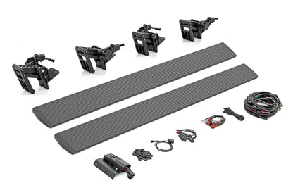 Rough Country Power Running Boards | Dual Electric Motor | Crew Cab | Chevy/GMC 1500/2500HD/3500HD (19-26) by Rough Country