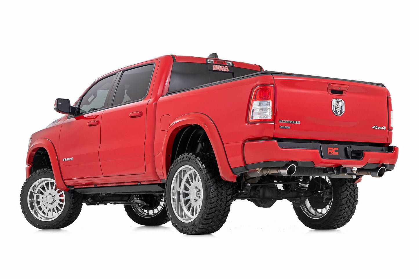 Rough Country Power Running Boards | Dual Electric Motor | Crew Cab | Ram 1500 (19-26)/1500 TRX (21-24)