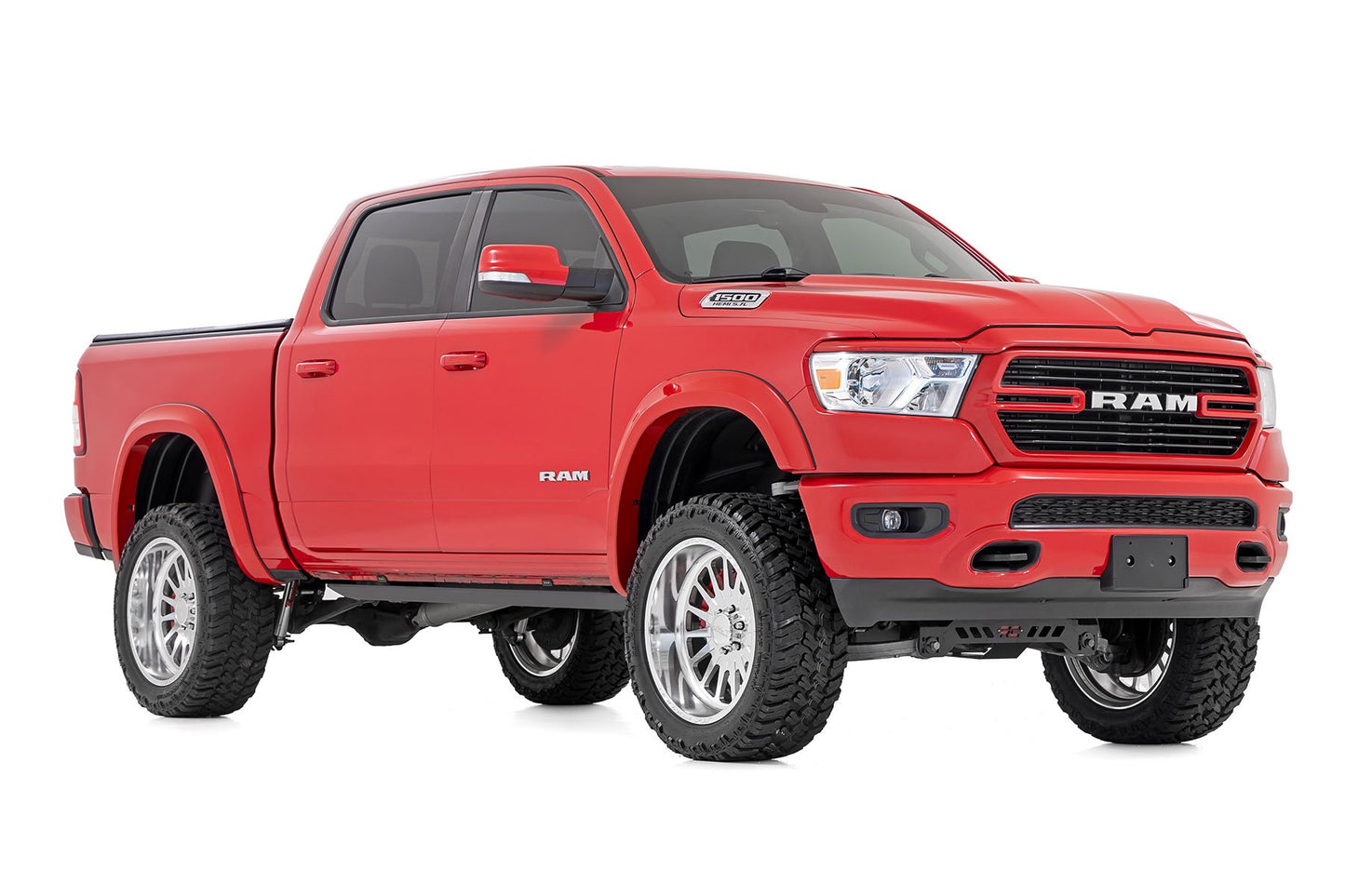 Rough Country Power Running Boards | Dual Electric Motor | Crew Cab | Ram 1500 (19-26)/1500 TRX (21-24)