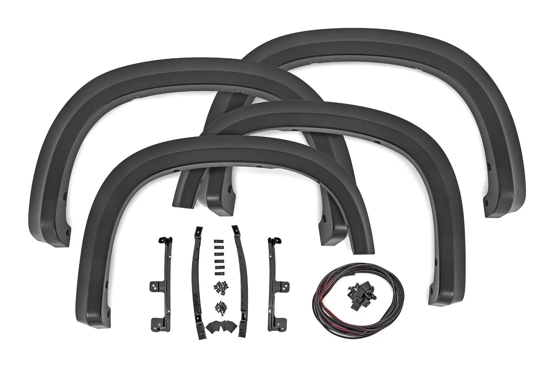 Rough Country Fender Flares | Sport | G2X Deep Mahogany | Chevy Silverado 1500 (19-26) by Rough Country