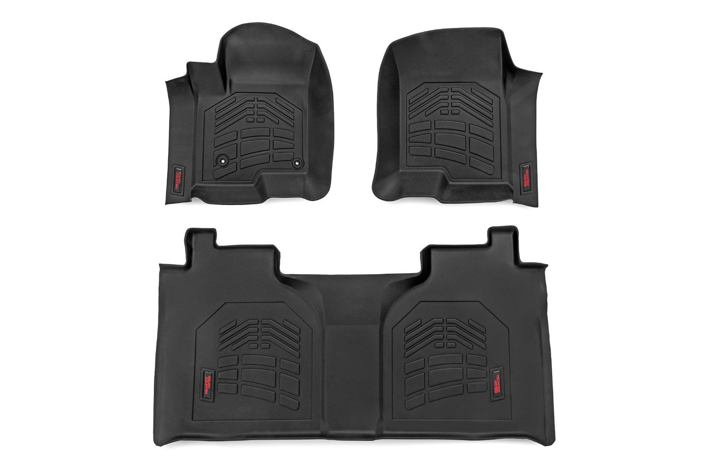 Tapetes Sure-Fit | Delanteros y Traseros | Cubo Delantero | Doble Cabina | Chevy/GMC 1500/2500HD/3500HD (19-26)