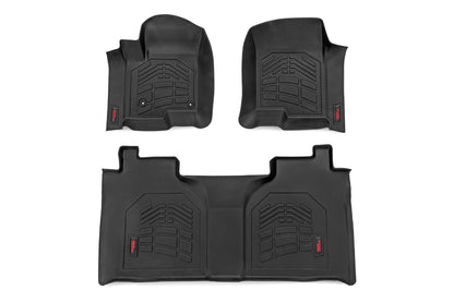 Tapetes Sure-Fit | Delanteros y Traseros | Cubo Delantero | Doble Cabina | Chevy/GMC 1500/2500HD/3500HD (19-26)