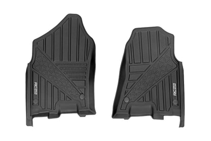 Rough Country Flex-Fit Floor Mats | Front | Crew | Ram 1500 (19-24)/1500 TRX (21-24) by Rough Country