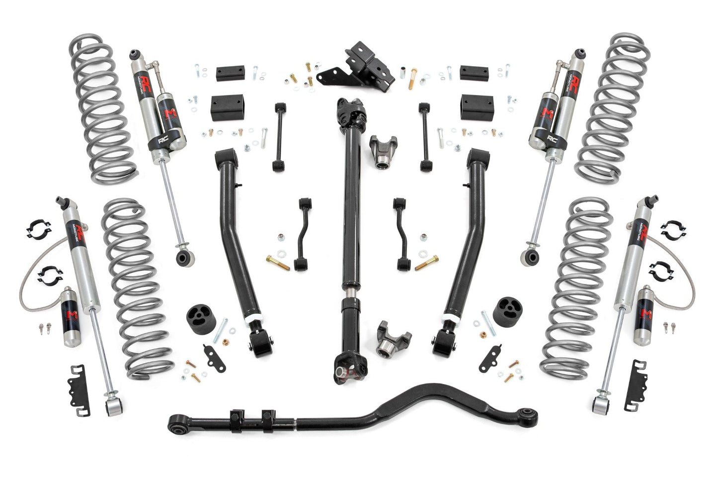 Kit de Elevación de 3.5 Pulgadas | Brazos de Control Inferiores Ajustables | Eje de Transmisión Delantero | M1R | Jeep Wrangler JL 4WD (2024-2026)