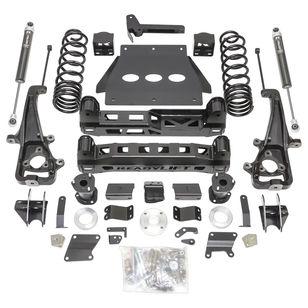 ReadyLift 6" Lift Kit With Falcon Shocks And Factory 22" Wheels With Big Bore Knuckle - Ram 1500 - 2019-2023 by ReadyLift