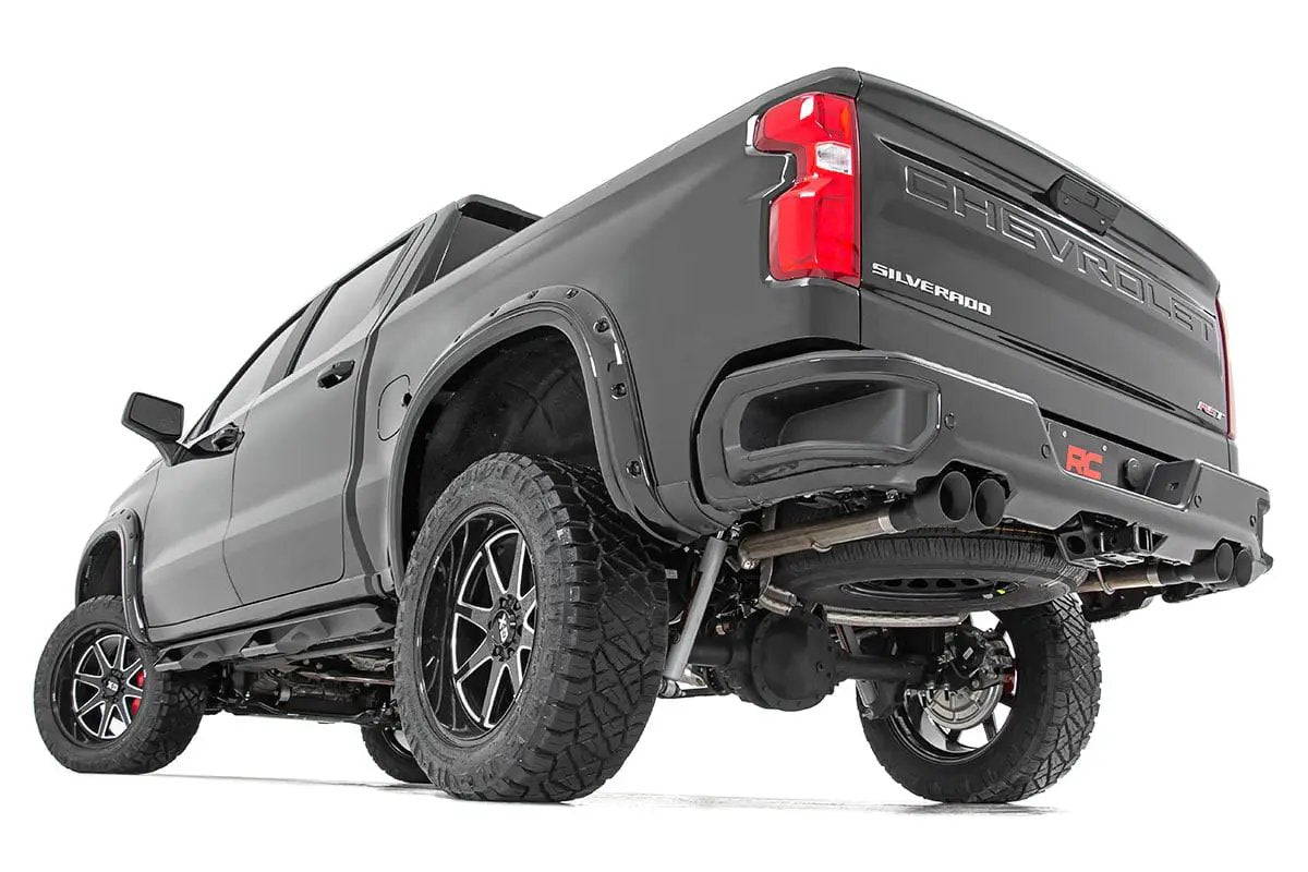 Rough Country Performance Cat-Back Exhaust | 6.2L | 5'8" & 6'6" Bed | Chevy/GMC Sierra/Silverado 1500 (19-26) by Rough Country