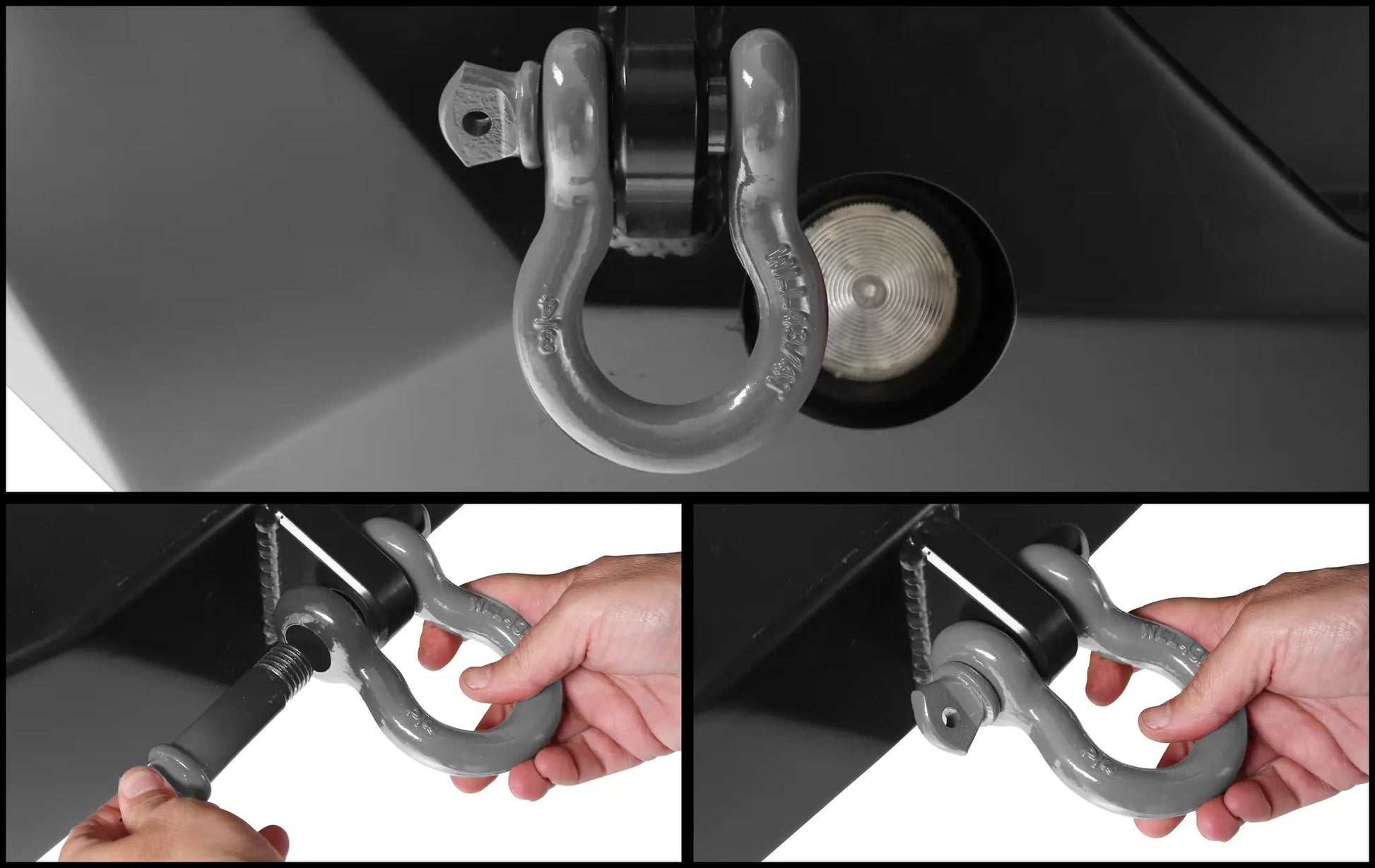 OVS Recovery Shackle 3/4" 4.75 Ton - Gray by OVS