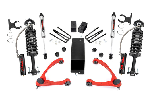 Kit de elevación de 3.5 pulgadas | Brazos de control superiores forjados (UCA) | Vertex/V2 | Chevy/GMC 1500 (07-16)