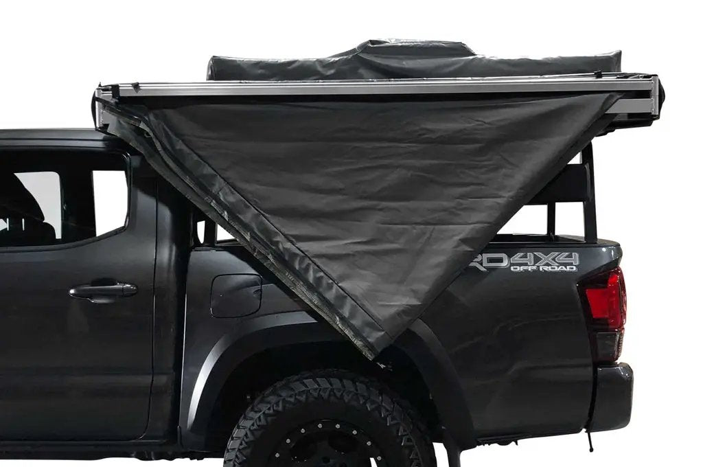 OVS HD Nomadic 270 - Awning, Wall 1, 2 & 3, Driver Side, Grey Body, Green Trim & Black Travel Cover by OVS