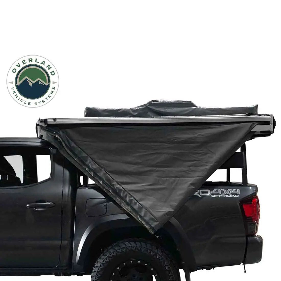 OVS HD Nomadic 270 - Awning, Wall 1, 2 & 3, Driver Side, Grey Body, Green Trim & Black Travel Cover by OVS