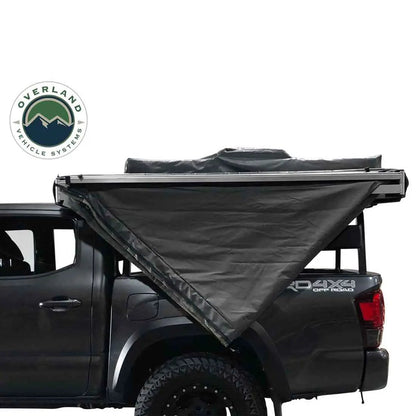 OVS HD Nomadic 270 - Awning, Wall 1, 2 & 3, Driver Side, Grey Body, Green Trim & Black Travel Cover by OVS