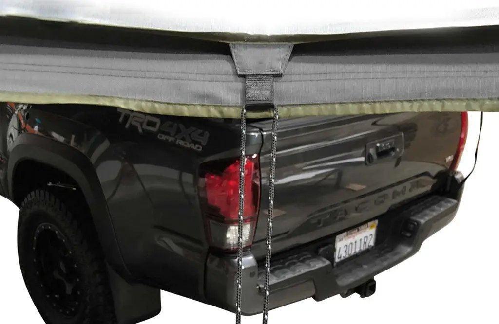 OVS HD Nomadic 270 - Awning, Wall 1, 2 & 3, Driver Side, Grey Body, Green Trim & Black Travel Cover by OVS