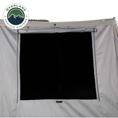OVS HD Nomadic 270 - Awning Wall Kit 1,2 & 3, Driver Side, Grey Body, Green Trim W/Storage Bag by OVS
