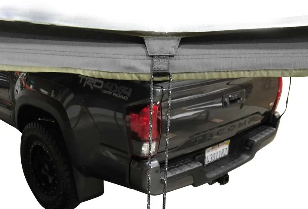 OVS HD Nomadic 270 - Awning, Wall 1, 2 & 3, Passenger Side, Grey Body, Green Trim & Black Travel Cover by OVS