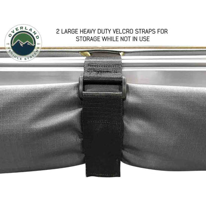 OVS HD Nomadic 270 - Awning, Wall 1, 2 & 3, Passenger Side, Grey Body, Green Trim & Black Travel Cover by OVS