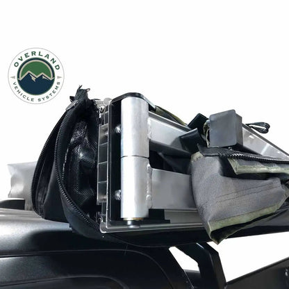 OVS HD Nomadic 270 LT - Awning, Passenger Side, Grey Body, Green Trim W/Black Travel Bag by OVS