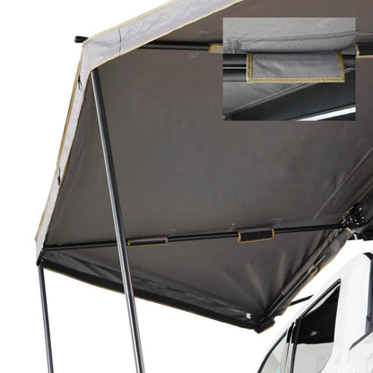 OVS HD Nomadic 180 LTE - Awning, Grey Body, Green Trim & Black Travel Cover by OVS