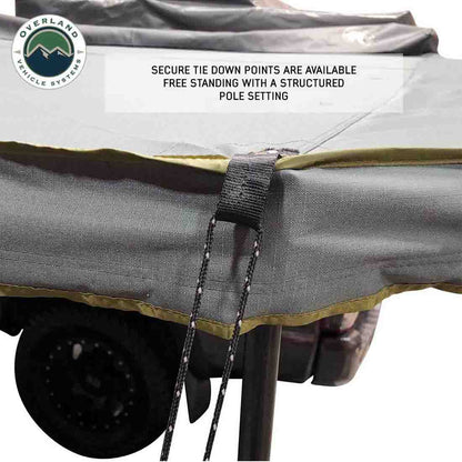 OVS HD Nomadic 180 LTE - Awning, Grey Body, Green Trim & Black Travel Cover by OVS