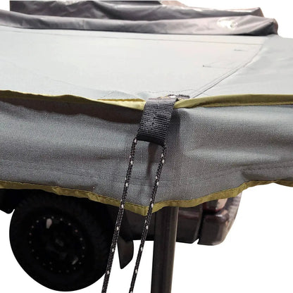 OVS HD Nomadic 180 LTE - Awning, Grey Body, Green Trim & Black Travel Cover by OVS