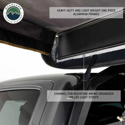 OVS HD Nomadic 180 LTE - Awning, Grey Body, Green Trim & Black Travel Cover by OVS