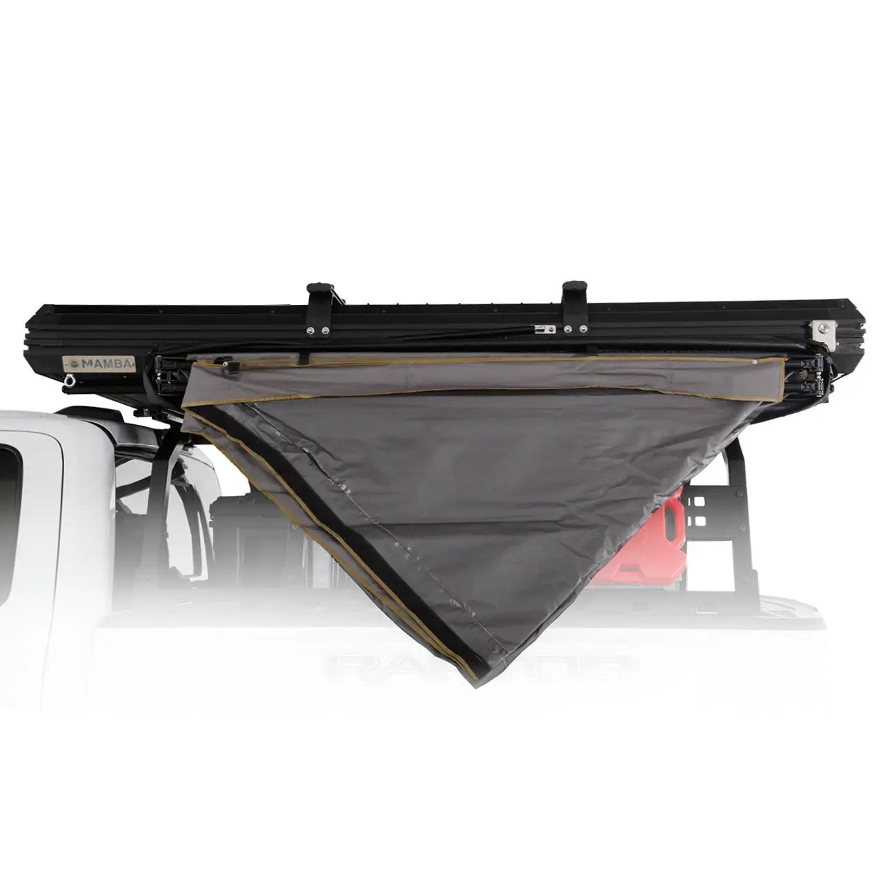 OVS HD Nomadic 180 LTE - Awning, Grey Body, Green Trim & Black Travel Cover by OVS