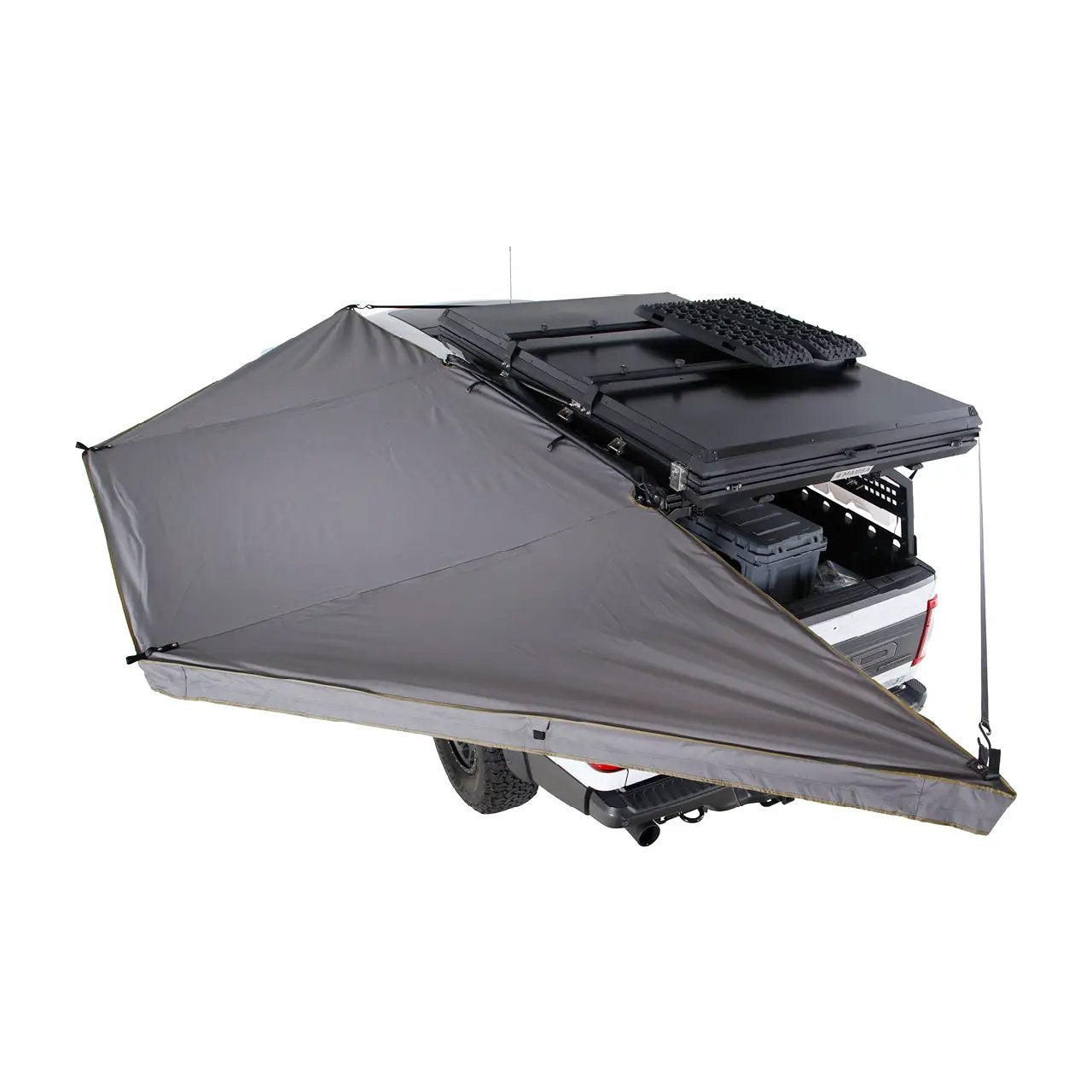 OVS HD Nomadic 180 LTE - Awning, Grey Body, Green Trim & Black Travel Cover by OVS