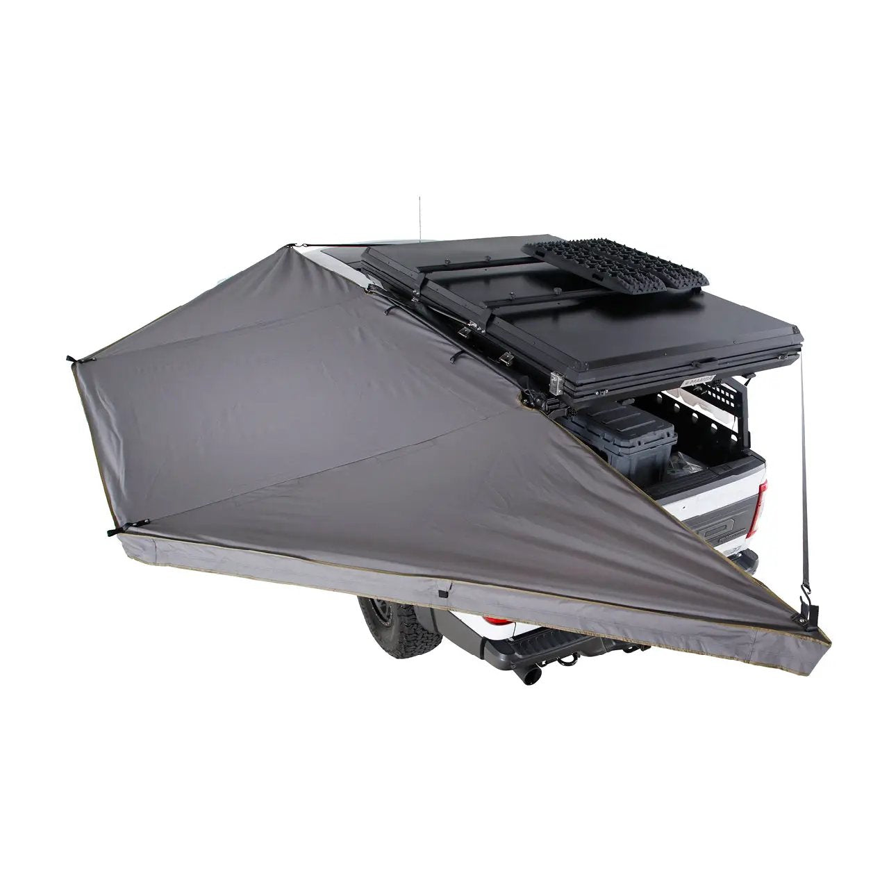 OVS HD Nomadic 180 LTE - Awning, Grey Body, Green Trim & Black Travel Cover by OVS