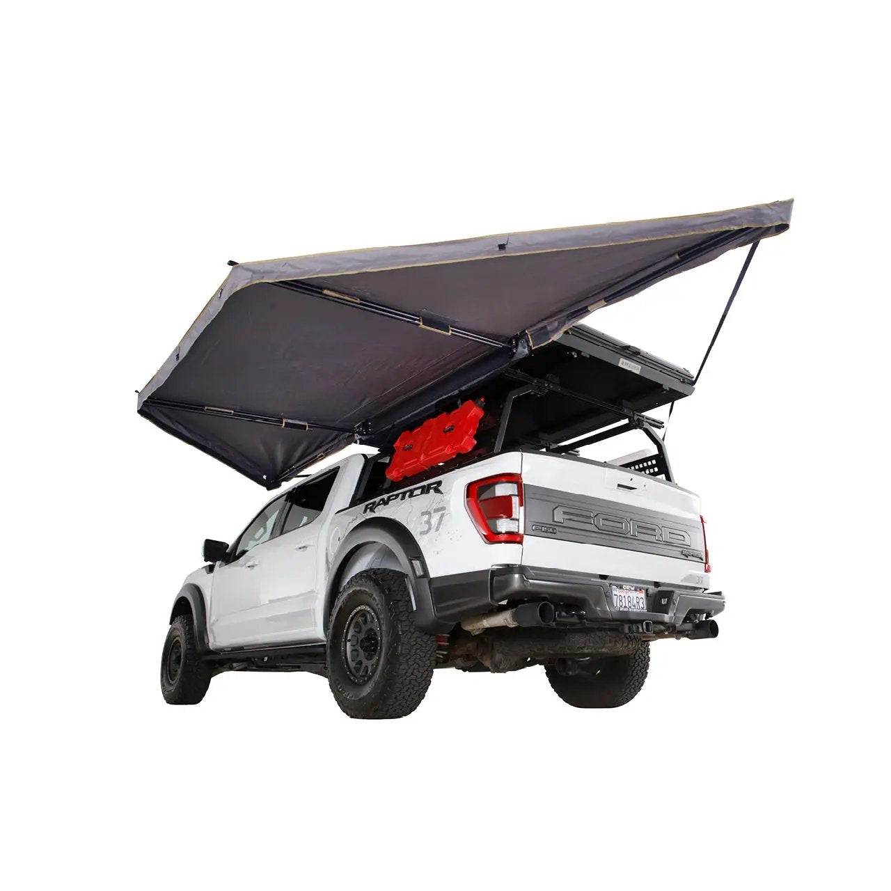 OVS HD Nomadic 180 LTE - Awning, Grey Body, Green Trim & Black Travel Cover by OVS