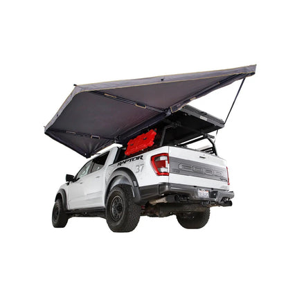 OVS HD Nomadic 180 LTE - Awning, Grey Body, Green Trim & Black Travel Cover by OVS