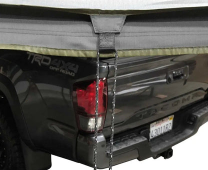 OVS HD Nomadic 180 - Awning, Wall Kit, Universal, Grey Body, Green Trim W/Black Travel Cover by OVS