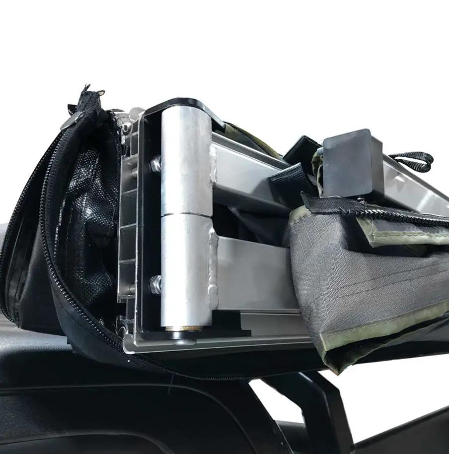 OVS HD Nomadic 180 - Awning, Wall Kit, Universal, Grey Body, Green Trim W/Black Travel Cover by OVS