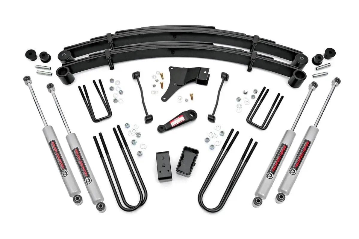 Rough Country 4 Inch Lift Kit | Rear Blocks | Ford F-250/F-350 Super Duty 4WD (1999) by Rough Country